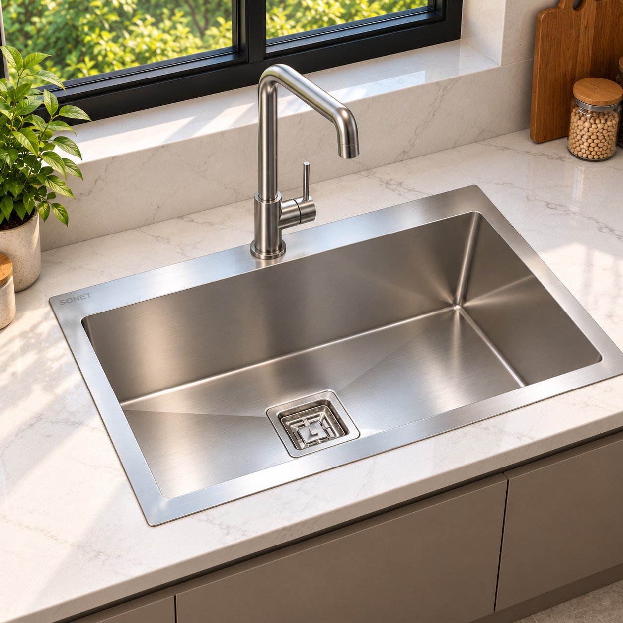 Sonet 2418 WITH HOLE, hand made